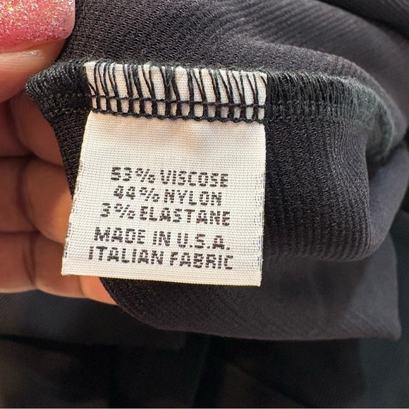 Bryn Walker Black Cropped Jacket Crossover Button Front Long Sleeve Lagenlook, S - Picture 12 of 15